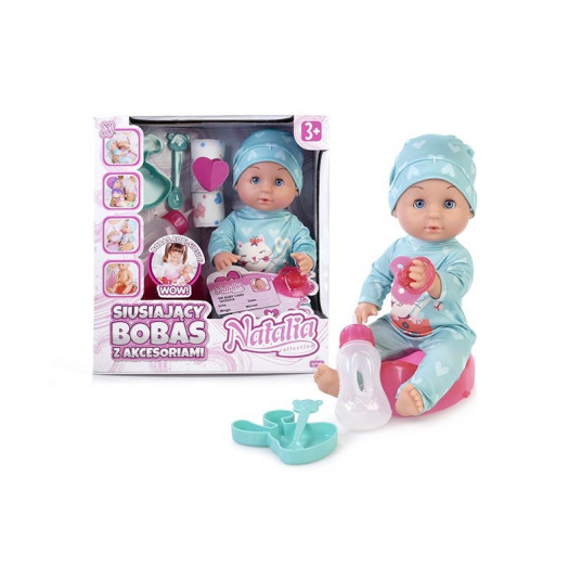Baby doll peeing 30 cm