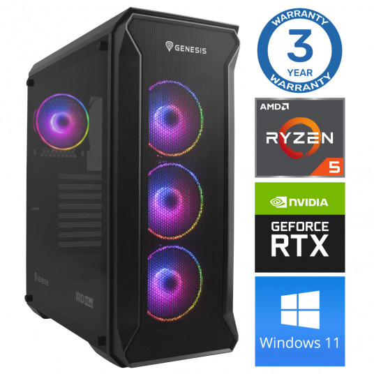  INTOP Ryzen 5 5500 16GB 500SSD M.2 NVME+2TB RTX4070 12GB WIN11Pro 