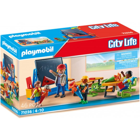 Figures set City Life 71036 First day in the school