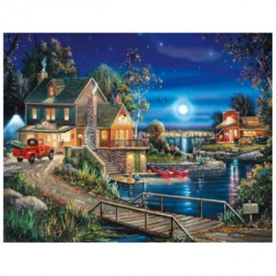 Diamond mosaic - Cottage by the creek