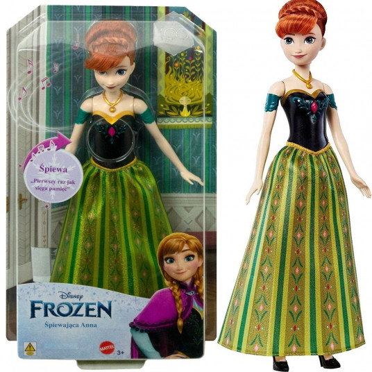 Mattel Disney Frozen Dainuojanti Anna