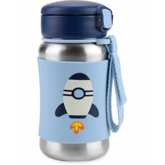 Spark Style Stainless Steel Straw Bottle - Rocket