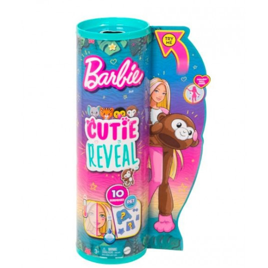 Barbie Cutie Reveal monkey doll