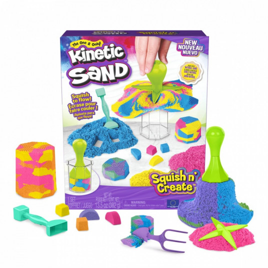Kinetic Sand Crush and create