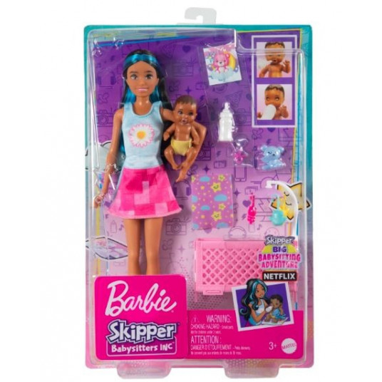 Barbie babysitter doll Baby sleep set