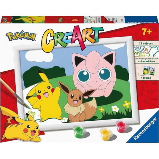 CreArt coloring book for kids Pokemon