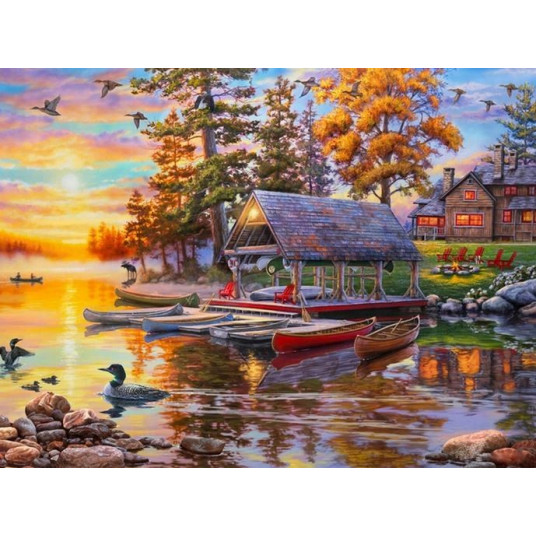 Diamond mosaic - Boat Harbor