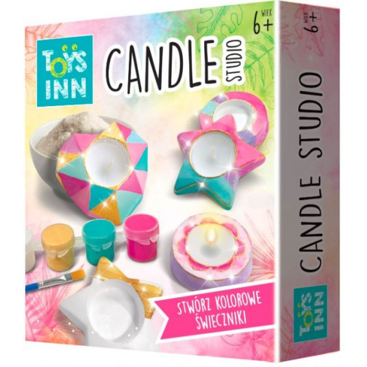 Creative Kit Candles Studio plaster candle holders