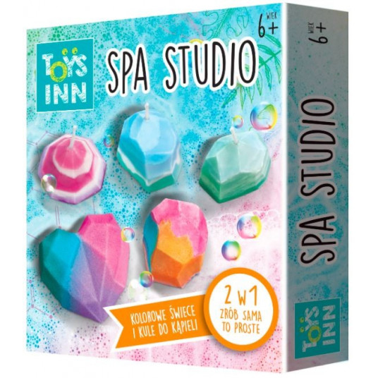 Creative set SPA Studio Diamond candles and bath bombs