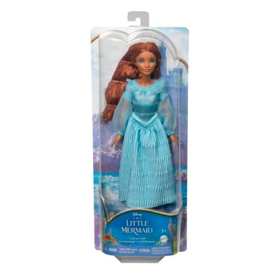 Disney the Little Mermaid Ariel Fashion Doll On Land In Signature Blue Dress