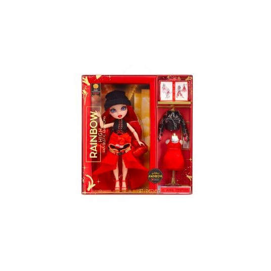 Doll Rainbow High Fantastic Fashion Doll- RED - Ruby Anderson