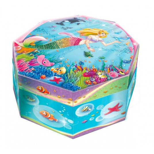 Pecoware Octagonal music box - Mermaid