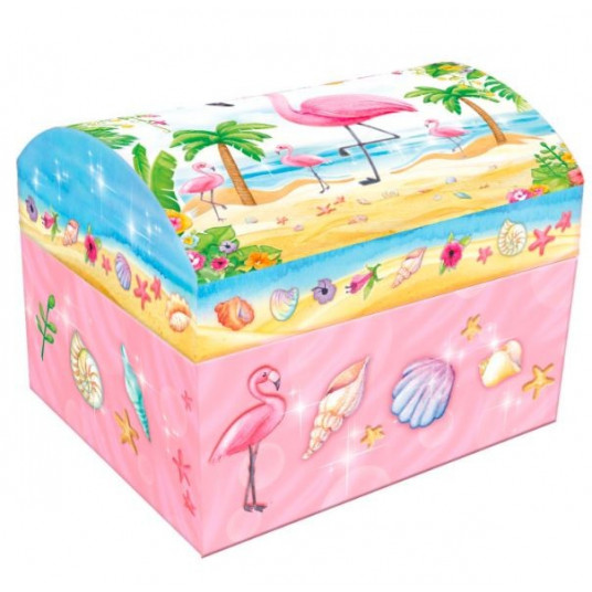 Pecoware Chest music box - Flamingo
