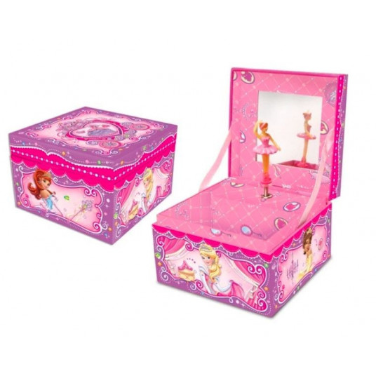 Pecoware Music box with a drawer - Princesses