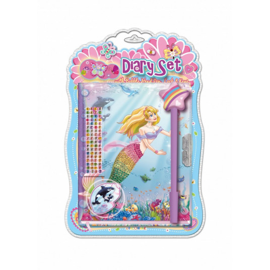 Diary with a pen Pecoware - Mermaid