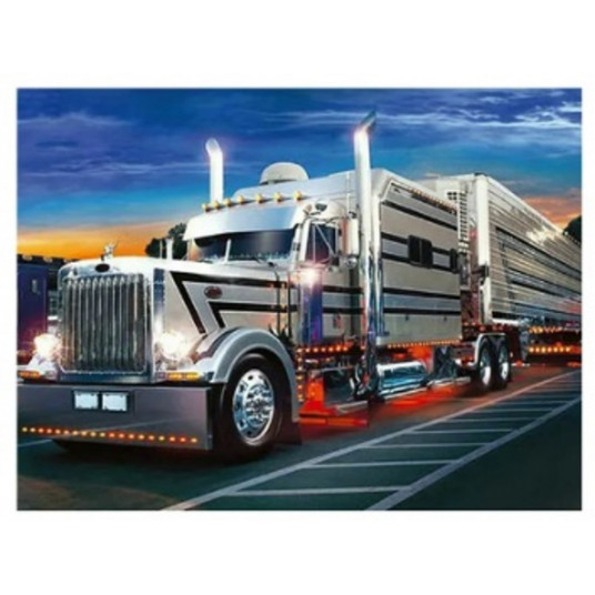 Diamond mosaic - Silver Truck