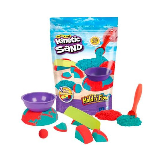Kinetic Sand - Two-color kinetic sand with accessories