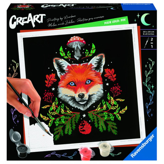 CreArt Pixie Cold coloring book Fox
