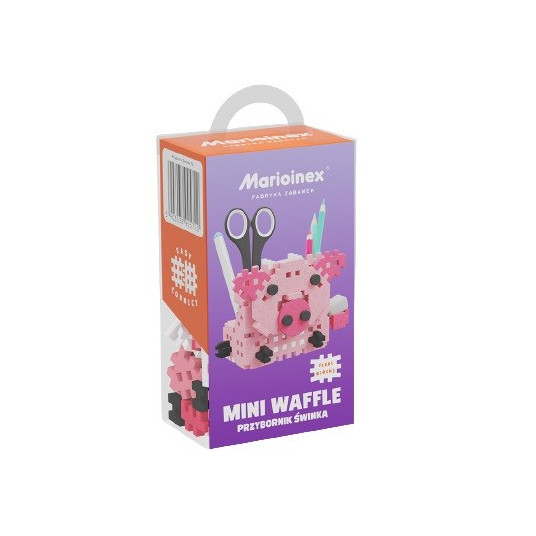 Construction blocks Mini Waffle - Pig toolbox 70 elements