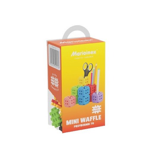 Construction blocks Mini Waffle - Toolbox 70 elements