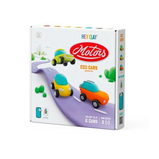 Hey Clay Eco Cars Plastic Clay
