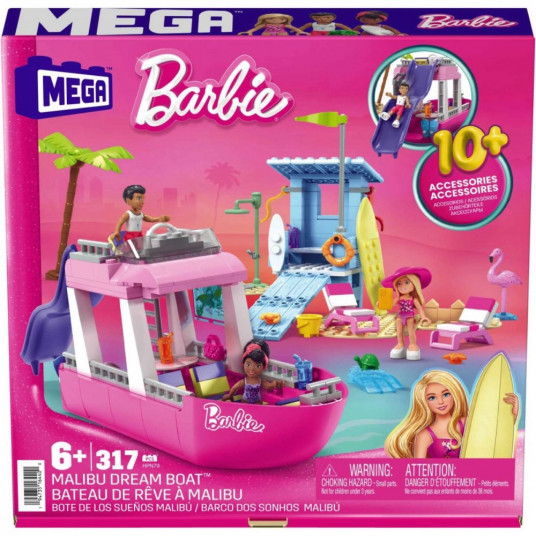 Blocks Barbie Dream boat