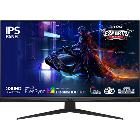  MSI G281UV kompiuterio monitorius 70,9 cm (27.9") 3840 x 2160 pikseliai UltraWide Quad HD Juoda 