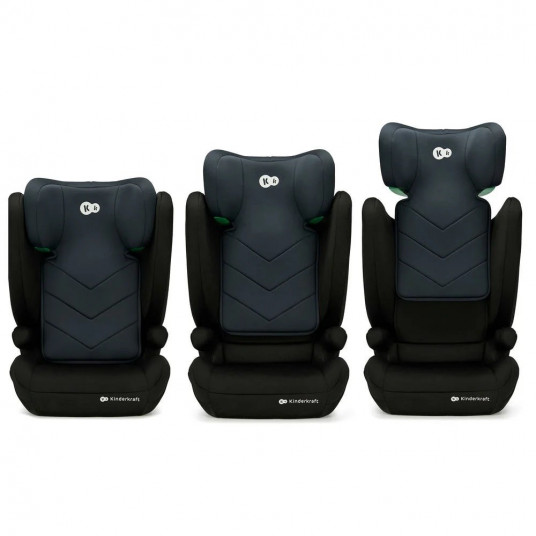 Kinderkraft I-SPARK i-Size autokėdutė 100-150cm juoda
