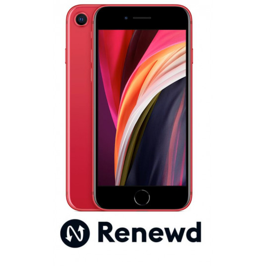  Išmanusis telefonas Apple iPhone SE 2020 64GB Red (Atnaujintas) 