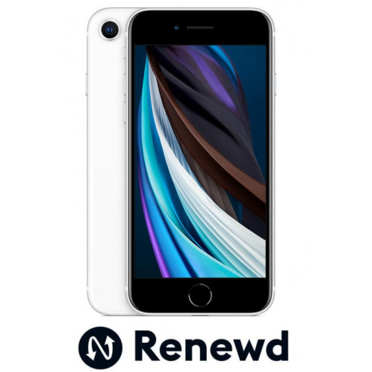  Išmanusis telefonas Apple iPhone SE 2020 64GB White (Atnaujintas) 