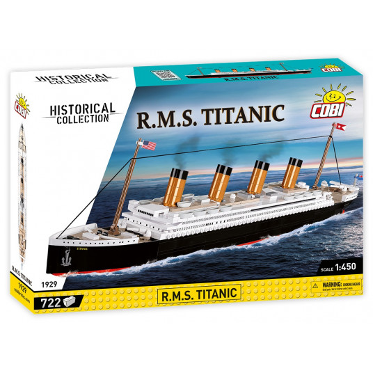 COBI 1929 istorinė kolekcija RMS TITANIC 722 plytos 1:450 p3