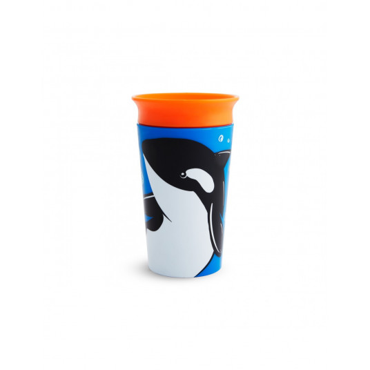 MUNCHKIN  mokomasis puodelis, orka, Miracle 360 Wildlove,  6mėn+, 266 ml, 05177802