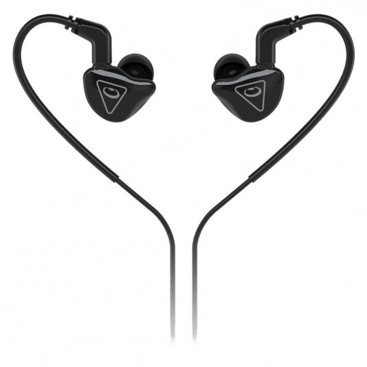 Behringer MO240 - Dvipusės į ausis įdedamos ausinės su MMCX jungtimi - juodos