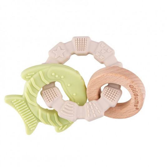 19012 Teether Ring Fish 90127