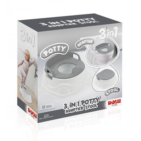 Potty Dolu 3 in 1 gray