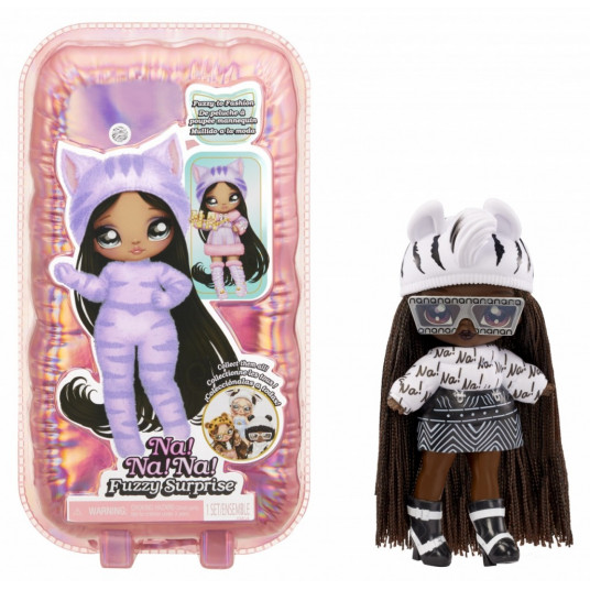 Doll Na Na Na Fuzzy Surprise - Zebra Girl