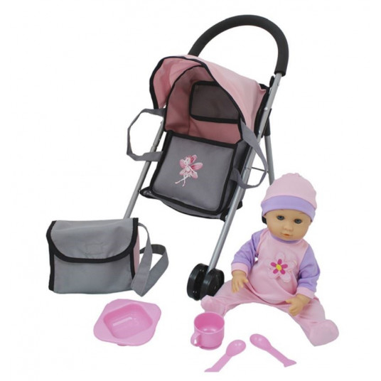 Stroller with a doll