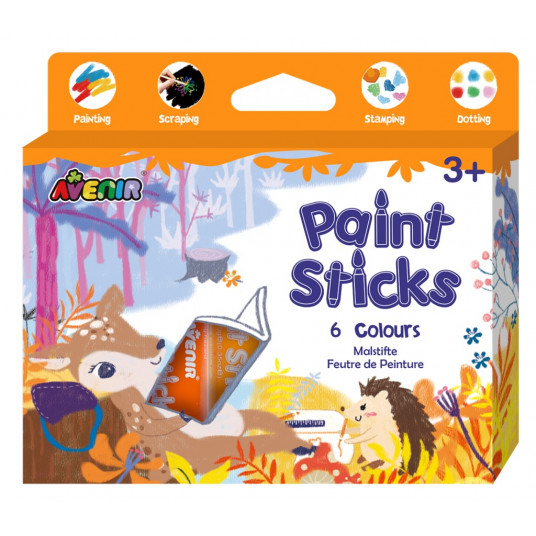 Paint sticks - 6 colors