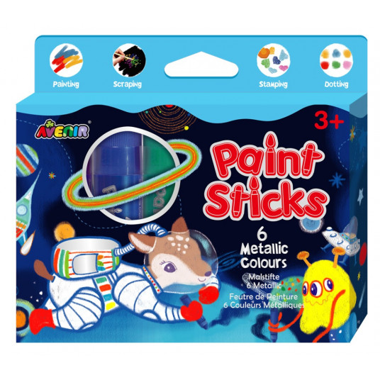 Paint sticks - 6 metallic colors