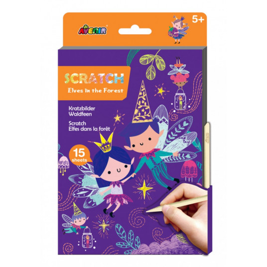 Scratch A5 - Elves in the garden