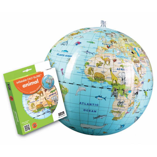 Ball Caly Globe 30 cm - Animals