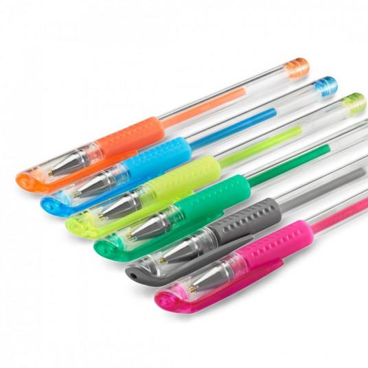 Gel Pen glitter&classic Set of 6