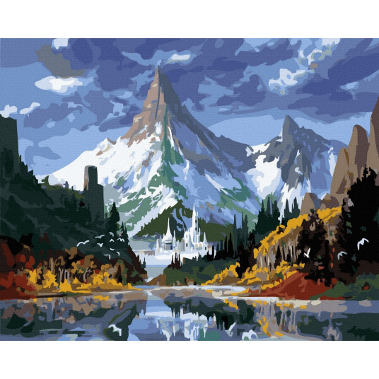 Diamond Mosaic - Castle in the mountains