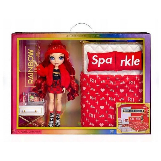 Doll Rainbow High Rubys Bedroom