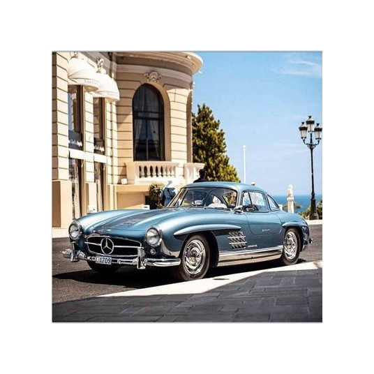 Diamond mosaic - Auto mercedes retro