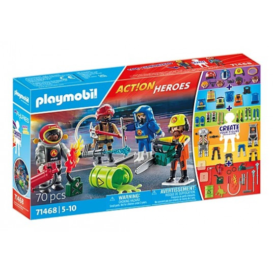 Figures set Action Heroes 71468 My Figures: Fire Rescue