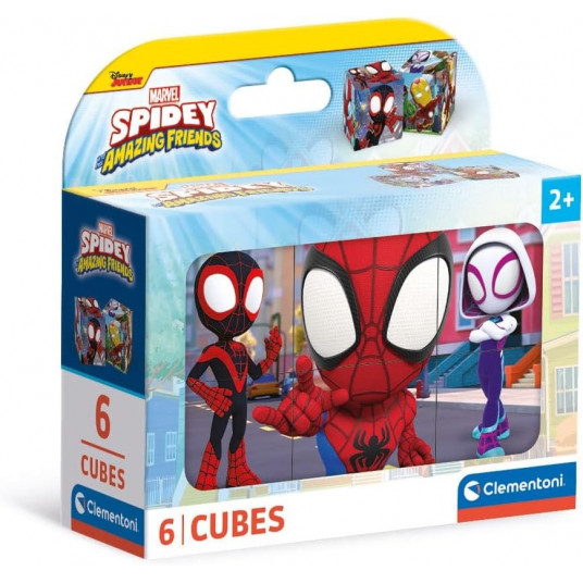 Cubes 6 pcs Spidey And His Amazing Friends