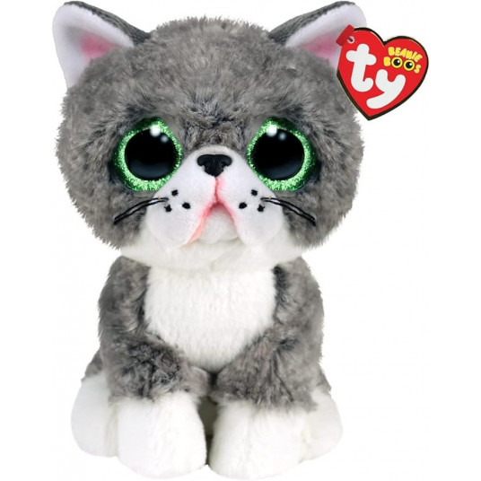 Plush toy Cat gray Fergus 15 cm