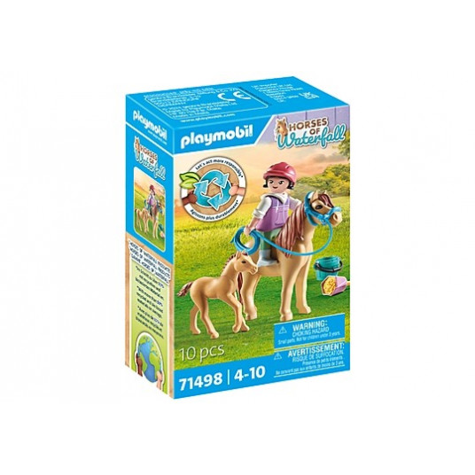 Figures set Horses 71498 Child with Pony and foal