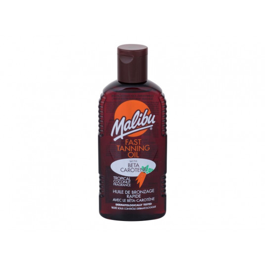 Saulės kūno losjonas Malibu Fast Tanning Oil, 200ml